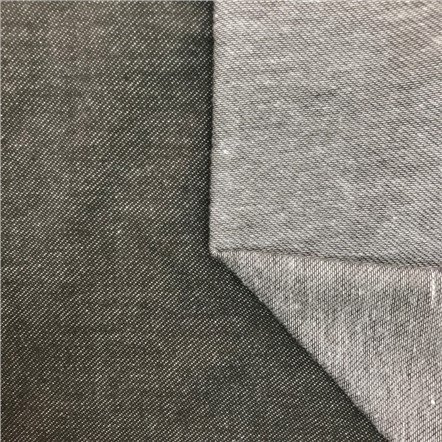 Cotton Polyester Spandex Faux Knit Denim Terry