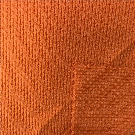 Cotton Polyester Spandex Waffle Fabric